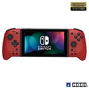 【任天堂ライセンス商品】グリップコントローラー for Nintendo Switch レッド【Nintendo Switch対応】(中古品)