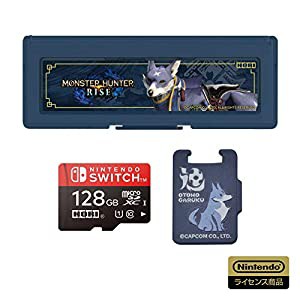 【任天堂ライセンス商品】モンスターハンターライズ microSDカード128GB+カードケース6 for Nintendo Switch【Nintendo Switch対