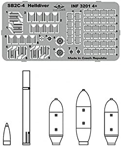 インフィニティモデルズ 1/32 カーチス・ライト SB2C-4 ヘルダイバー 武装セット (インフィニティモデルズ用) プラモデル用パー 