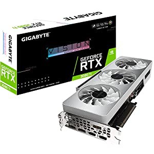 GIGABYTE NVIDIA GeForce RTX3080Ti 搭載 グラフィックボード GDDR6X 12GB 【国内正規代理店品】 GV-N308TVISION OC-12GD(中古品