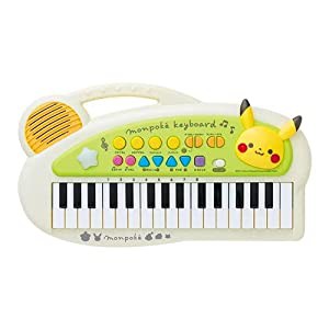 ローヤル モンポケ キッズキーボード ( ピカチュウ / ポケモン ) キッズピアノ 楽器音 メロディ内臓 ( 録音 / 再生 も) 3歳以上 