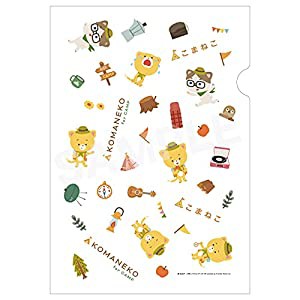 【こまねこ】和紙ファイル /05 総柄(中古品)