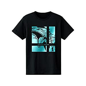 遊☆戯☆王デュエルモンスターズ 青眼の白龍 箔プリントTシャツ メンズ Lサイズ(中古品)