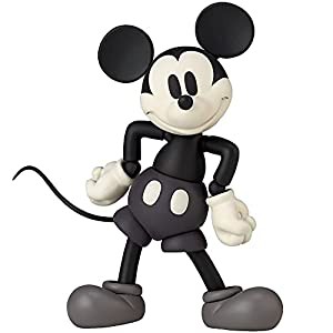 海洋堂 figurecomplex MOVIE REVO ミッキーマウス(1936 / モノクロカラーVER.) MICKEY MOUSE monotone color ver. 約105mm ABS&P