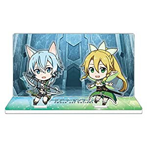 ソードアート・オンラインII アクリルジオラマB[シノン＆リーファ] 《キャリバー》(中古品)