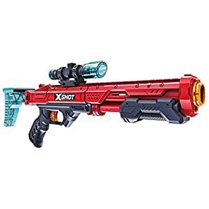 X-SHOT エックスショット クールストライカーレッド ホークアイスコープ(中古品)