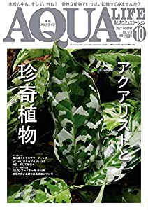 月刊アクアライフ 2022年10月号 アクアリストと珍奇植物(中古品)