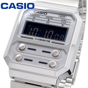 CASIO 腕時計 ゆうパケット カシオ チープカシオ 海外モデル F-100復刻モデル デジタル ユニセックス A100WE-7B