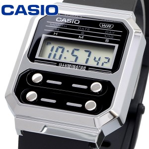 CASIO 腕時計 ゆうパケット カシオ チープカシオ 海外モデル F-100復刻モデル デジタル ユニセックス A100WEF-1A
