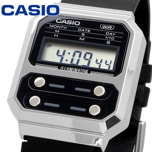 CASIO 腕時計 ゆうパケット スタンダード 海外モデル F-100復刻モデル エイリアン デジタル ユニセックス A100WEL-1A