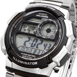 CASIO 腕時計 BOX付 スタンダード ワールドタイム デジタル メンズ AE-1000WD-1A