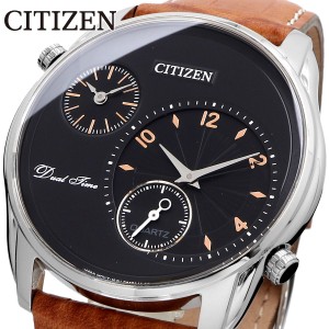 シチズン CITIZEN 7764-T004466 カンパノラ 206 デュアルタイム クォーツ メンズ _764091