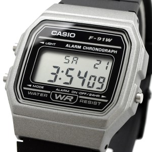 CASIO 腕時計 ゆうパケット チープカシオ チプカシ 海外モデル デジタル ストップウォッチ アラーム レディース ユニセックス F-91WM-1B