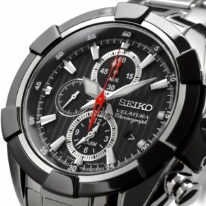 SEIKO 腕時計 セイコー 海外モデル VELATURA ベラチュラ ビジネス カジュアル クロノグラフ メンズ SNAF39P1