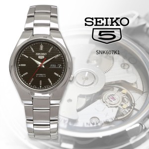 SEIKO 腕時計 セイコー 海外モデル セイコー5 自動巻き ビジネス カジュアル メンズ SNK607K1