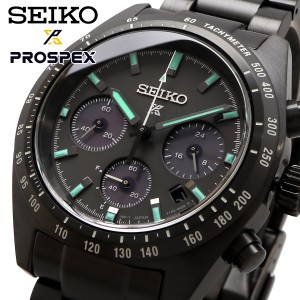 SEIKO 腕時計 セイコー 海外モデル PROSPEX プロスペックス SPEEDTIMER ソーラー The Black Series クロノグラフ メンズ SSC917P1