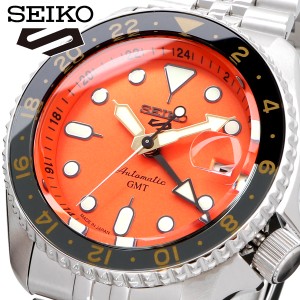 SEIKO 腕時計 海外モデル MADE IN JAPAN 日本製 GMT セイコーファイブ 5スポーツ SKX Sports Style 自動巻き メンズ SSK005