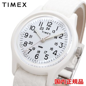 TIMEX 腕時計 タイメックス 時計 人気 ウォッチ TW2T96200 オリジナルキャンパー ホワイトレザー 29mm 【国内正規品】