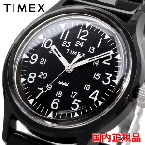 TIMEX 腕時計 タイメックス 人気 TW2V19800 クラシック・タイル コレクション オリジナルキャンパー ブラック 【国内正規品】