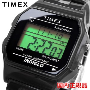 TIMEX 腕時計 タイメックス 人気 TW2V20000 クラシック・タイル コレクション クラシックデジタル ブラック 【国内正規品】