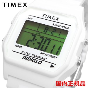 TIMEX 腕時計 タイメックス 人気 TW2V20100 クラシック・タイル コレクション クラシックデジタル ホワイト 【国内正規品】