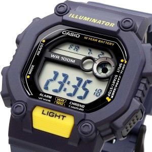 CASIO 腕時計 BOX付 スタンダード デジタル アラーム 時報 メンズ キッズ 子供 男の子 W-737H-2A