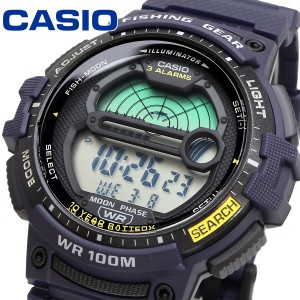 CASIO 腕時計 ゆうパケット カシオ チープカシオ 海外モデル デジタル アウトドア フィッシングタイマー メンズ WS-1200H-2A