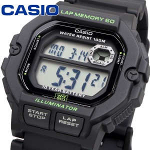 CASIO 腕時計 ゆうパケット カシオ スポーツ 海外モデル デジタル 60ラップメモリ ランニング メンズ WS-1400H-1A