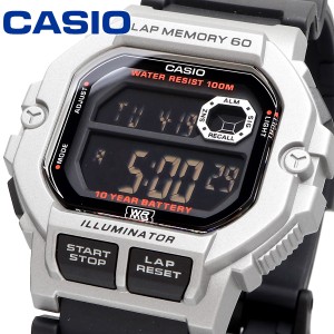 CASIO 腕時計 ゆうパケット カシオ スポーツ 海外モデル デジタル 60ラップメモリ ランニング メンズ WS-1400H-1B