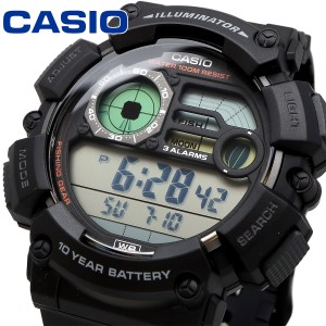 CASIO 腕時計 ゆうパケット カシオ チープカシオ 海外モデル デジタル アウトドア フィッシングタイマー メンズ WS-1500H-1A