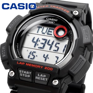CASIO 腕時計 ゆうパケット チープカシオ チプカシ ステップトラッカー 歩数計 WS-2100H-1A