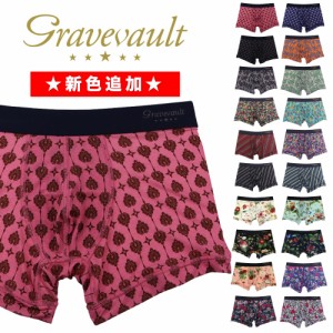 Gravevault グレイブボールト ショート ボクサーパンツ Botanical Plants/RAKUEN/OHIGARA /FLORA/WILD FLOWERS  メンズ 下着 国産 正規品