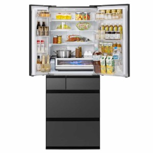 基本設置料金込 パナソニック WPXタイプ 冷蔵庫 6ドア フレンチドア(観音開き) 600L ミスティスチールグレー NR-F609WPX-H 冷蔵庫 大容量
