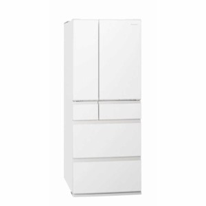 基本設置料金込 パナソニック MEXタイプ 冷蔵庫 6ドア フレンチドア(観音開き) 483L セラミックオフホワイト NR-F489MEX-W 冷蔵庫 大容量