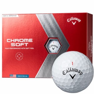 キャロウェイ ゴルフボール クロムソフト callaway キャロウェイ 22CHROME SOFT DZ