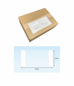 パピルスカンパニ—　デリバリーパック　ＰＡ−０４５Ｔ　３００枚入　完全密封タイプ　部分糊　透明　長４封筒サイズ用　Ａ４三つ折サイ