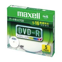 マクセル データ用ＤＶＤＲ　５枚　ＩＪＰ対応 DR47WPDS1P5SA