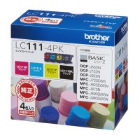 ブラザー ブラザー対応純正インクカートリッジ　ＬＣ１１１−４ＰＫ LC111-4PK