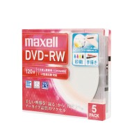 ポイント５倍☆ マクセル マクセル　録画用ＤＶＤＲＷ　ワイドホワイトプリンタブル DW120WPA5S