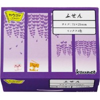 付箋 カウネット パ）カウコレ再生紙ふせん　７５×２５　混色　６０冊入 3733-9425