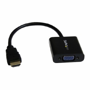 ポイント５倍☆ スターテック ＨＤＭＩ−ＶＧＡ変換アダプタ　ブラック HD2VGAE2