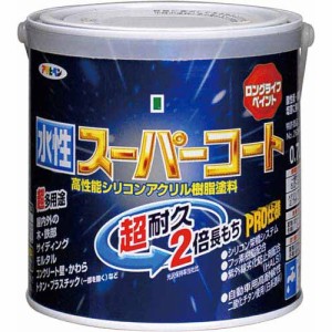 ポイント５倍☆ アサヒペン 水性スーパーコートこげ茶０．７Ｌ　こげ茶 414427