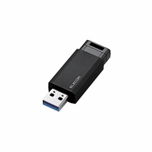 エレコム ノック式ＵＳＢメモリー／８ＧＢ　ＵＳＢ３．１／８ＧＢ／ブラック MF-PKU3008GBK