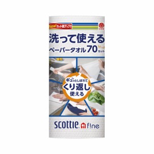 ポイント５倍☆ 日本製紙クレシア 洗って使えるペーパータオル　７０カット 35354