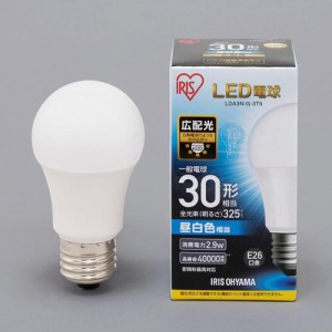 アイリスオーヤマ ＬＥＤ電球一般電球形　Ｅ２６　３０Ｗ形　広配光タイプ　昼白色 LDA3N-G-3T5