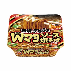 【期間限定価格☆ポイント５倍】＃ 日清食品 ＃日清デカうま　Ｗマヨソース焼きそば　１２個入 25609