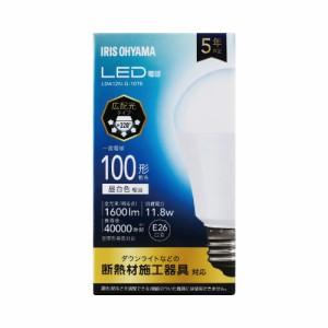 アイリスオーヤマ ＬＥＤ電球一般電球形　Ｅ２６　１００Ｗ形　広配光タイプ　昼白色 LDA12N-G-10T8