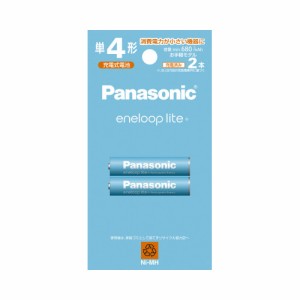 Ｐａｎａｓｏｎｉｃ 充電式電池　エネループライト　お手軽モデル　単４形　２本 BK-4LCD/2H