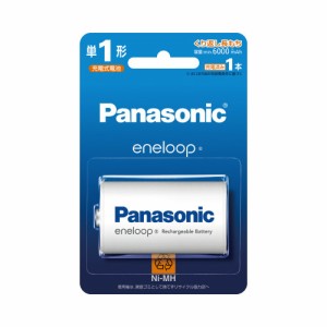 Ｐａｎａｓｏｎｉｃ 充電式電池　エネループ　スタンダードモデル　単１形　１本 BK-1MCD/1