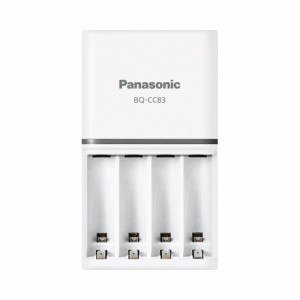 ポイント５倍☆ Ｐａｎａｓｏｎｉｃ ニッケル水素電池専用ベーシック充電器　単３形単４形　４本用 BQ-CC83